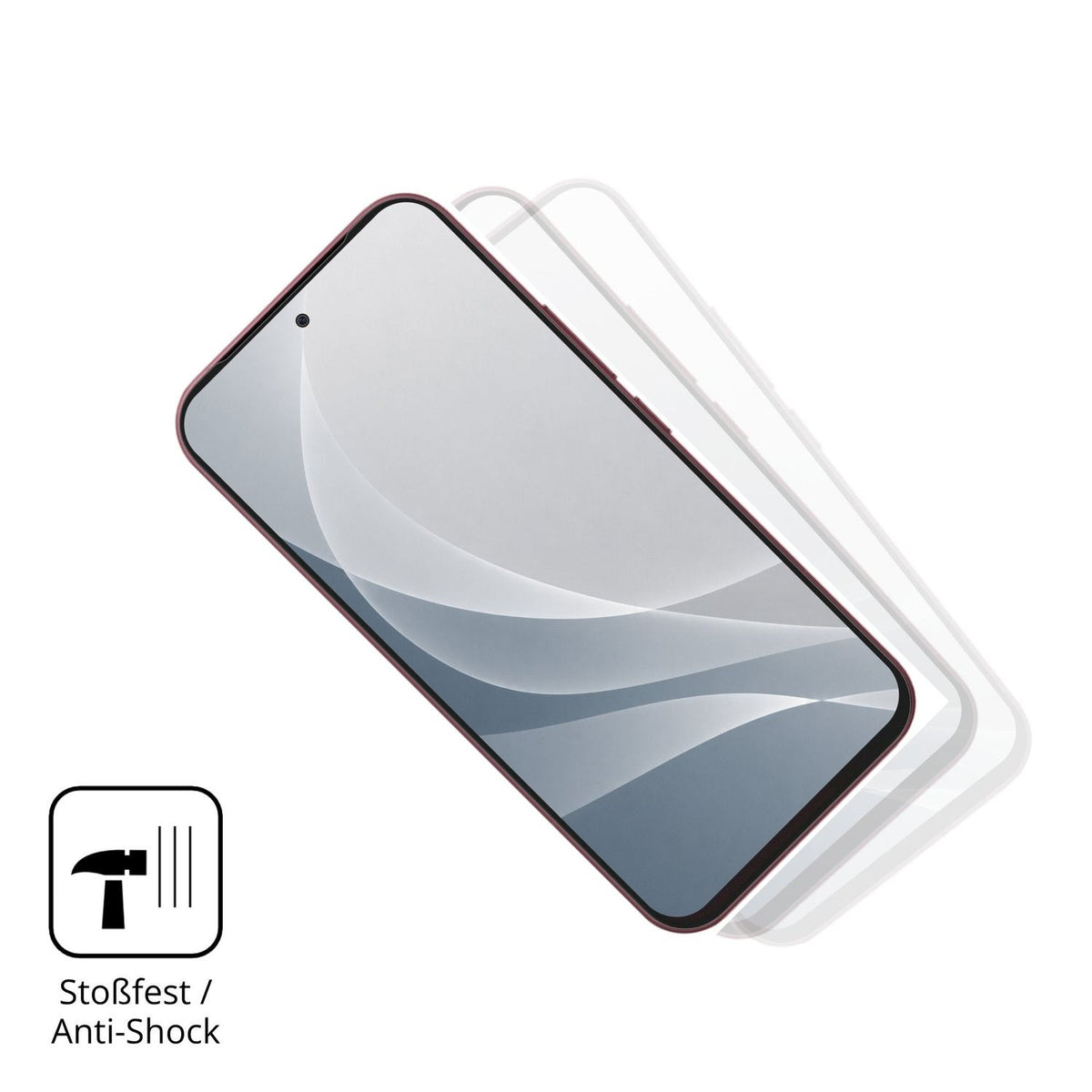 Schutz gegen Kratzer auf dem Redmi K100 Pro Max Glas durch Schlüssel, Stöße gegen die Tischkante oder Stürze