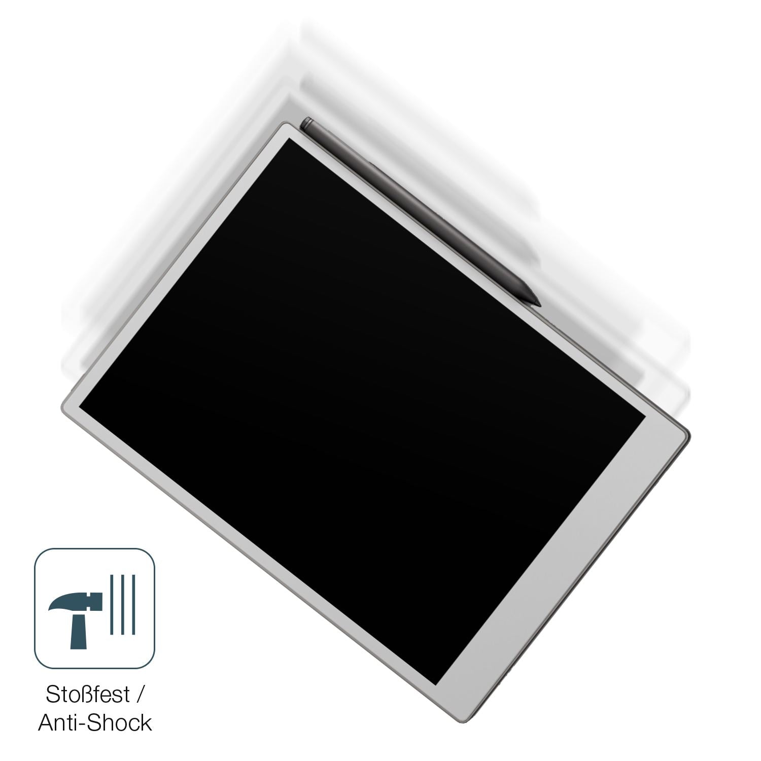 Schutz gegen Kratzer auf dem Remarkable Paper Pro Glas durch Schlüssel, Stöße gegen die Tischkante oder Stürze