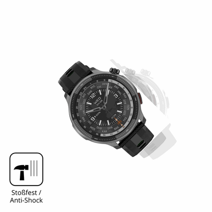 Schutz gegen Kratzer auf dem Rollme G6 Glas durch Schl�ssel, St��e gegen die Tischkante oder St�rze