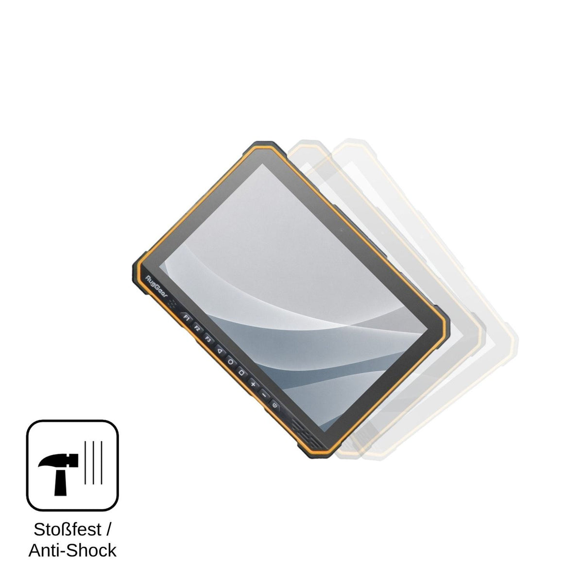 2x Screen Protector for RugGear RG935 matte Flexible Glass 9H dipos
