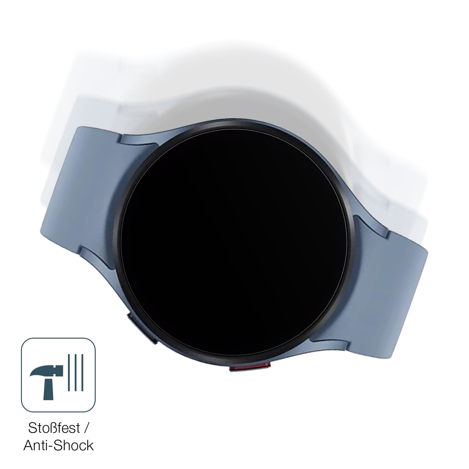 Schutz gegen Kratzer auf dem Samsung Galaxy Watch 5 (44mm) Glas durch Schlüssel, Stöße gegen die Tischkante oder Stürze