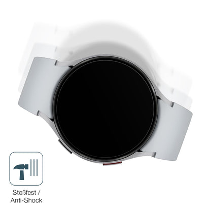 Schutz gegen Kratzer auf dem Samsung Galaxy Watch 6 47mm Glas durch Schlüssel, Stöße gegen die Tischkante oder Stürze