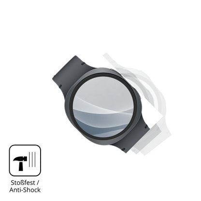 Schutz gegen Kratzer auf dem Samsung Galaxy Watch 8 40mm Glas durch Schlüssel, Stöße gegen die Tischkante oder Stürze