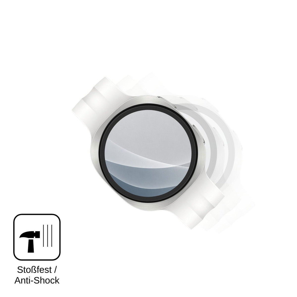 2x Screen Protector for Samsung Galaxy Watch 9 40mm matte Flexible Glass 9H dipos