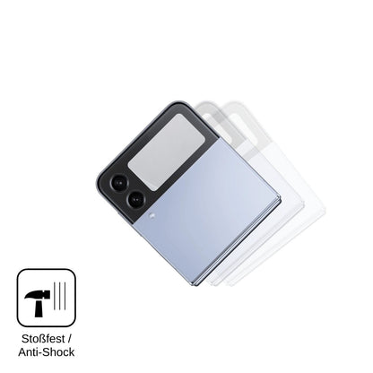 2x Screen Protector for Samsung Galaxy Z Flip4 5G Outside matte Flexible Glass 9H dipos