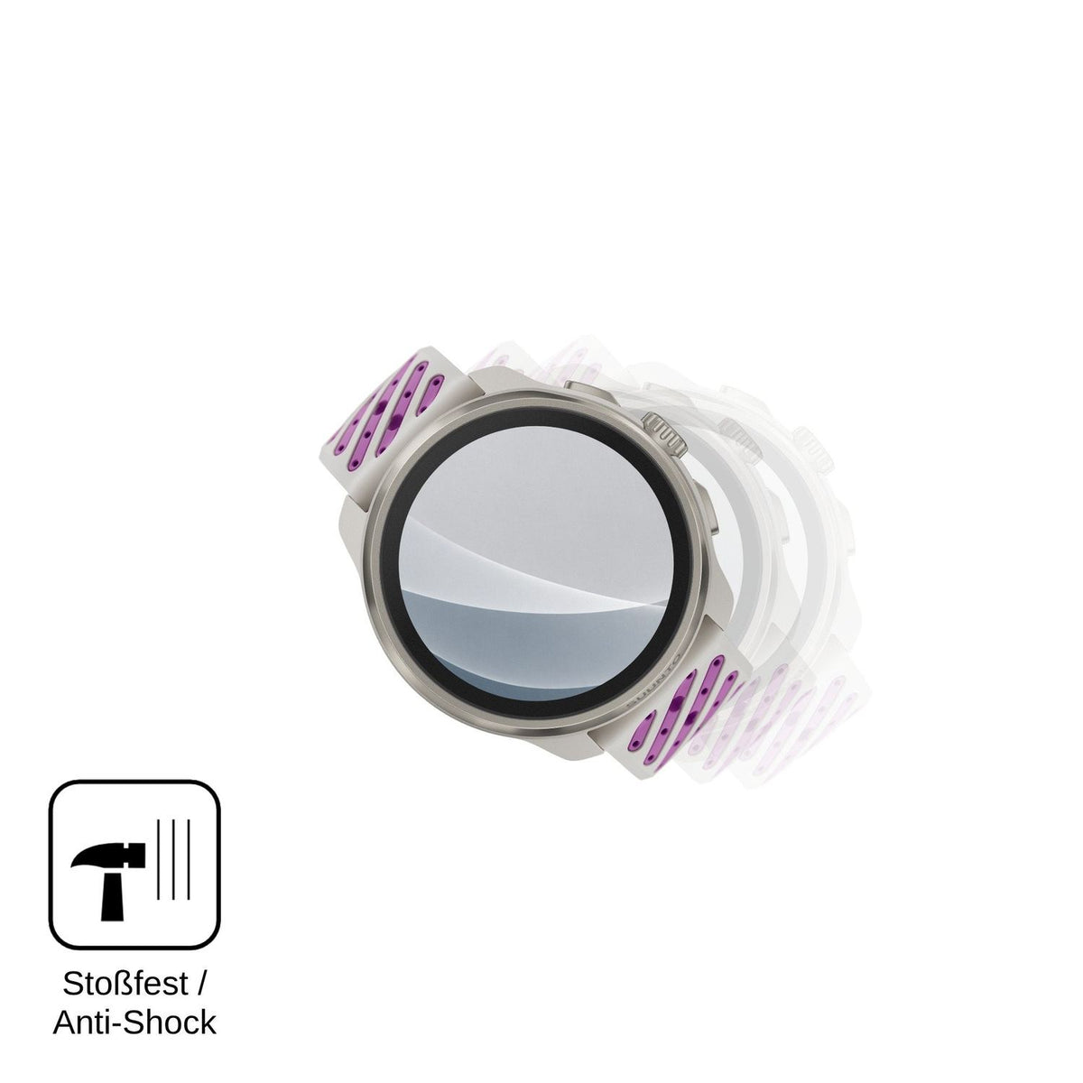 2x Screen Protector for Suunto Race 3S matte Flexible Glass 9H dipos