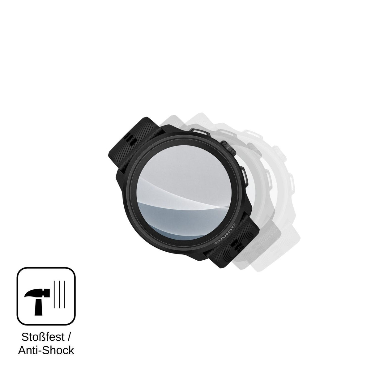 2x Screen Protector for Suunto Run 2 matte Flexible Glass 9H dipos