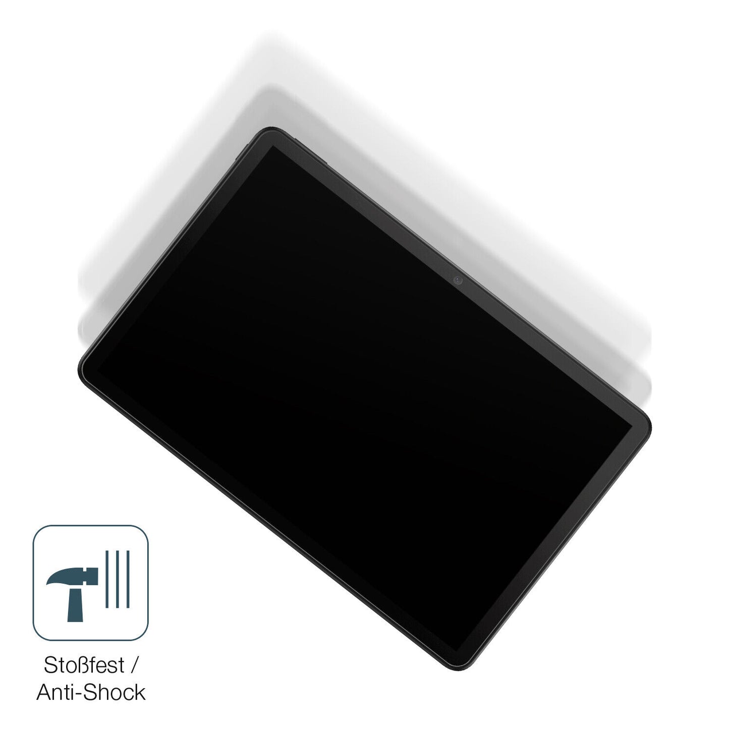 Schutz gegen Kratzer auf dem TCL Tab 10 Glas durch Schlüssel, Stöße gegen die Tischkante oder Stürze