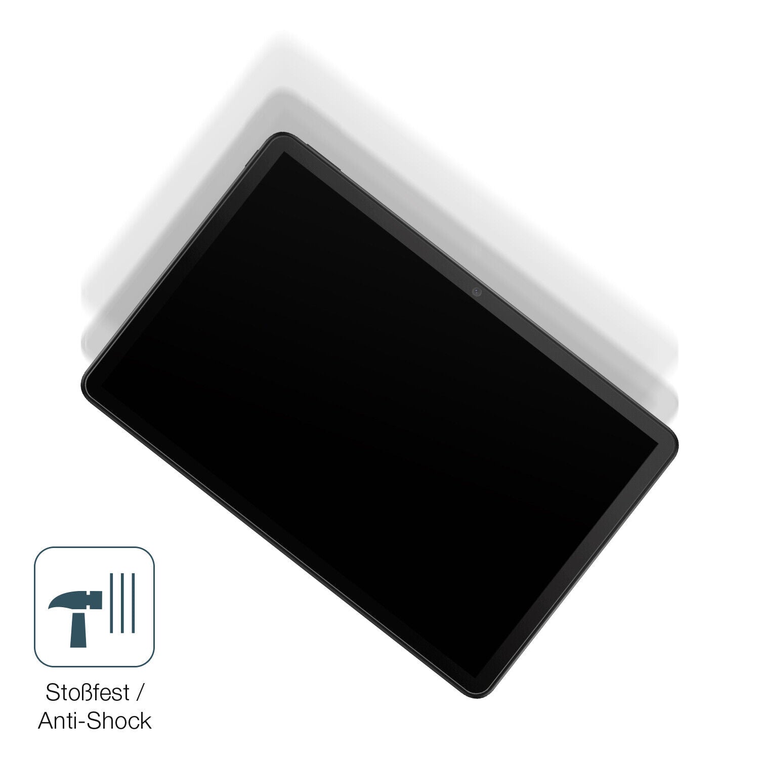 Schutz gegen Kratzer auf dem TCL Tab 10 Glas durch Schlüssel, Stöße gegen die Tischkante oder Stürze