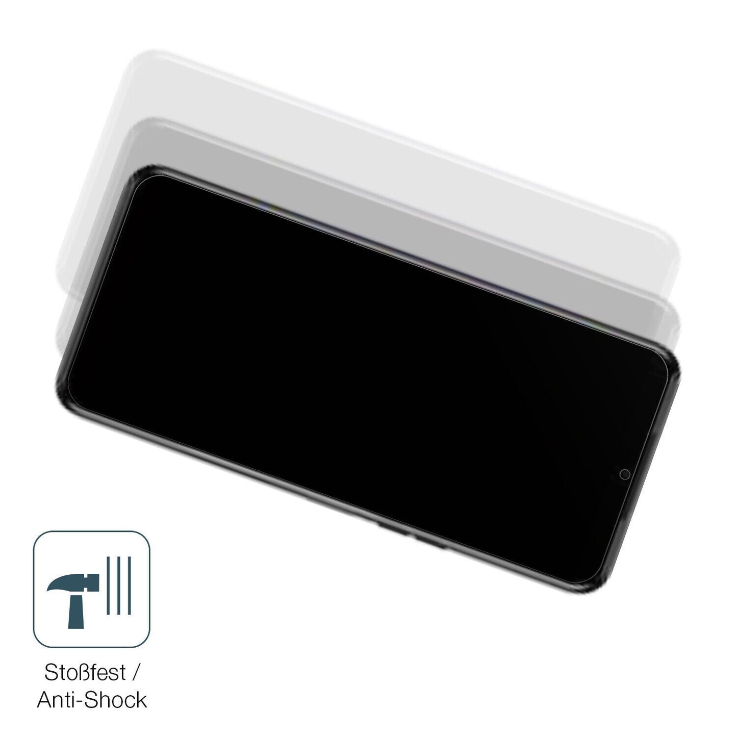 Schutz gegen Kratzer auf dem Tecno Spark 9T Glas durch Schlüssel, Stöße gegen die Tischkante oder Stürze