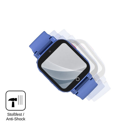 2x Screen Protector for Transformers Smartwatch Kinder 4G matte Flexible Glass 9H dipos