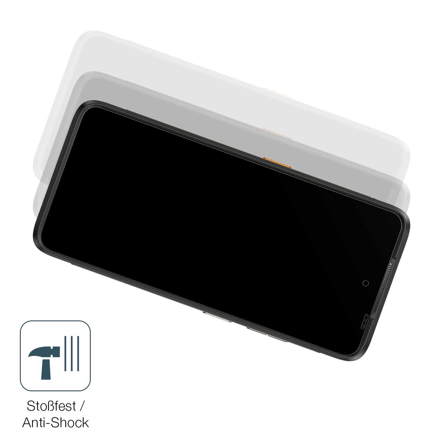 Schutz gegen Kratzer auf dem Ulefone Armor 23 Ultra Glas durch Schlüssel, Stöße gegen die Tischkante oder Stürze