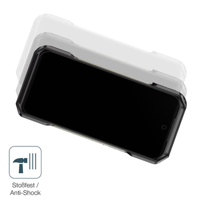 Schutz gegen Kratzer auf dem Ulefone Armor 27T Pro 5G Glas durch Schlüssel, Stöße gegen die Tischkante oder Stürze