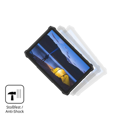 Schutz gegen Kratzer auf dem Ulefone Armor Pad 5 Pro Glas durch Schlüssel, Stöße gegen die Tischkante oder Stürze