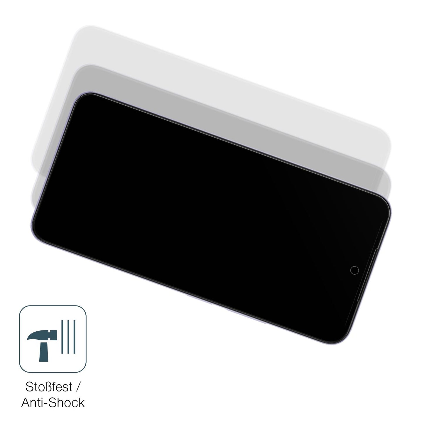 Schutz gegen Kratzer auf dem Xiaomi Redmi 15 Glas durch Schlüssel, Stöße gegen die Tischkante oder Stürze