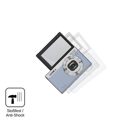 2x Screen Protector for Yashica Tank Compact matte Flexible Glass 9H dipos