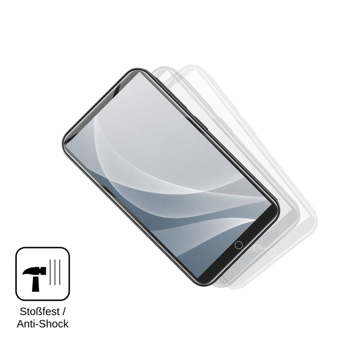 2x Screen Protector for ZAQE M12 matte Flexible Glass 9H dipos