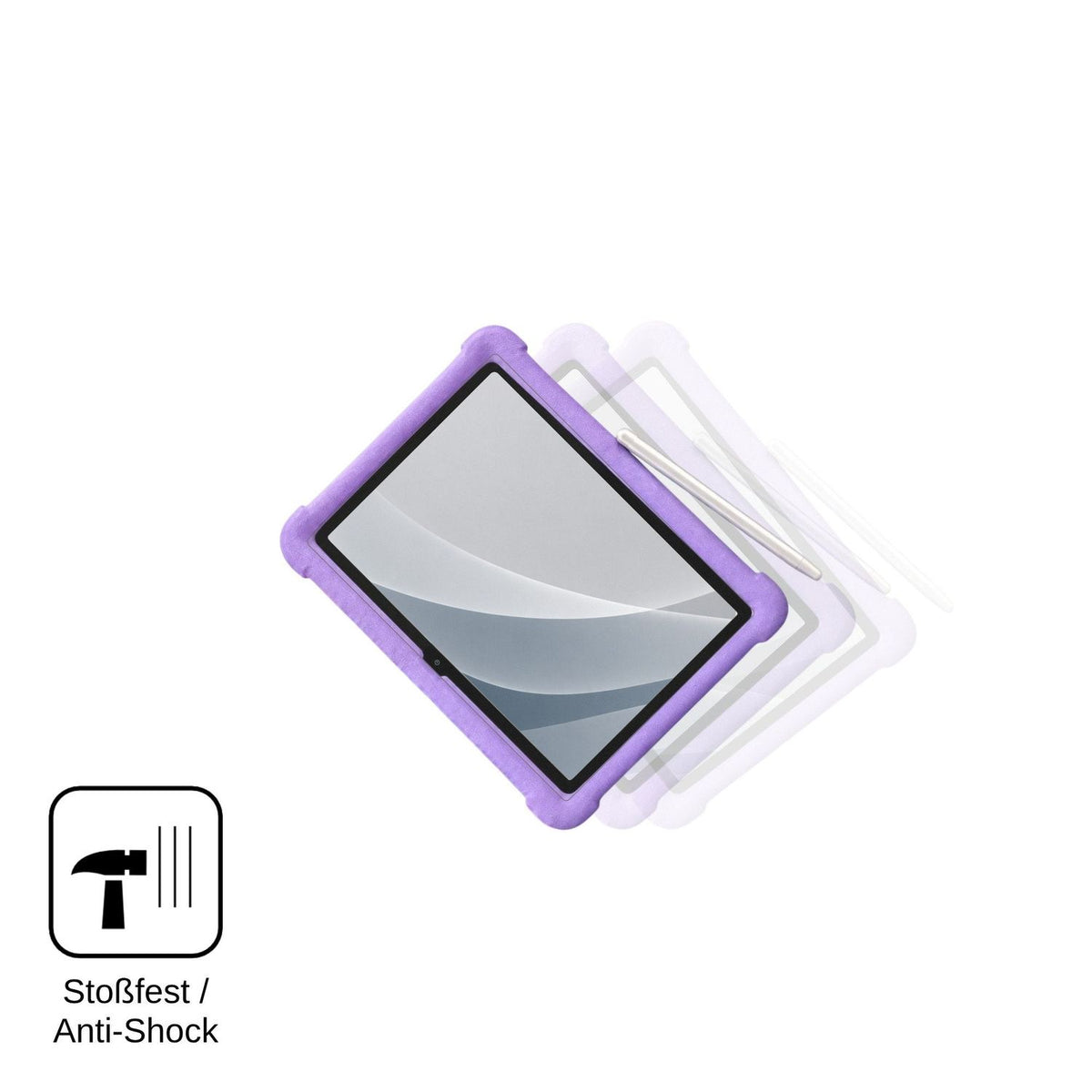 2x Screen Protector for ZONKO Kinder Tablet 10 matte Flexible Glass 9H dipos