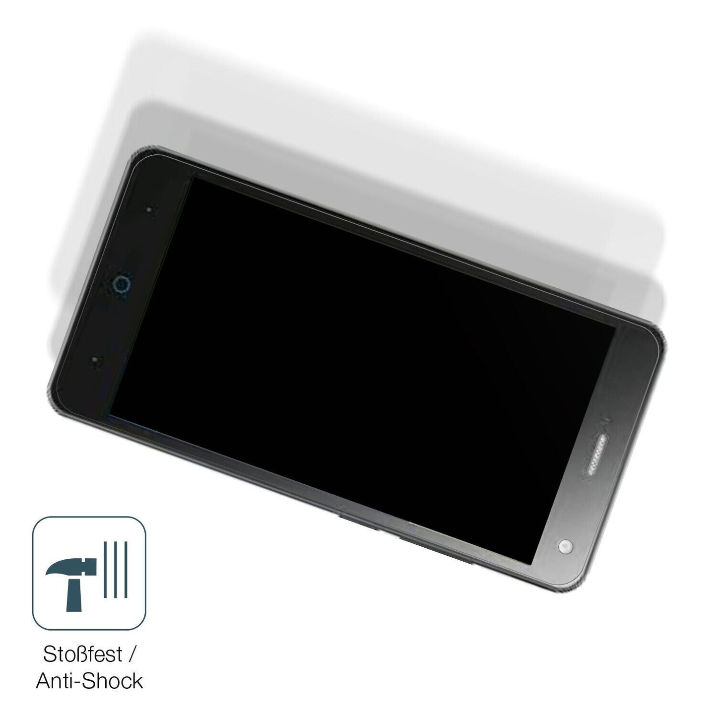 Schutz gegen Kratzer auf dem ZTE Blade L3 Glas durch Schlüssel, Stöße gegen die Tischkante oder Stürze