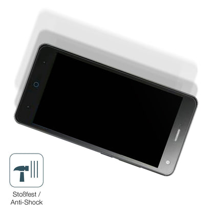 Schutz gegen Kratzer auf dem ZTE Blade L3 Glas durch Schlüssel, Stöße gegen die Tischkante oder Stürze