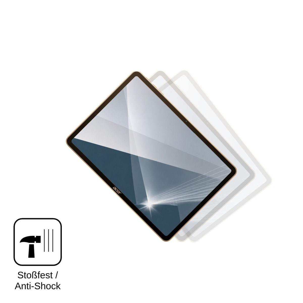 2x Screen Protector for Acer Iconia Tab 12 Flexible Glass 9H dipos