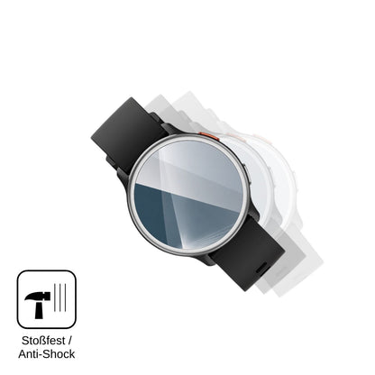 2x Screen Protector for aeac 1.27 Smartwatch Flexible Glass 9H dipos