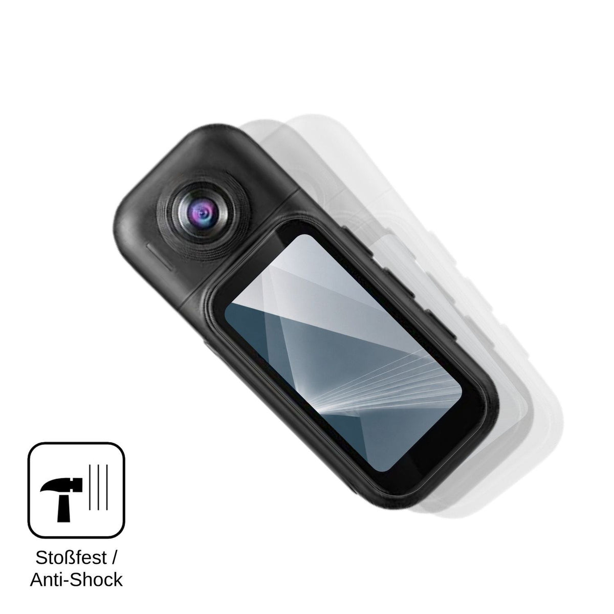 2x Screen Protector for AIKER H91 Action Cam Flexible Glass 9H dipos
