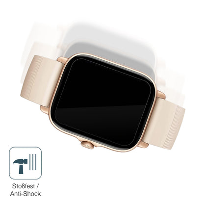 Schutz gegen Kratzer auf dem Amazfit GTS 3 Glas durch Schlüssel, Stöße gegen die Tischkante oder Stürze