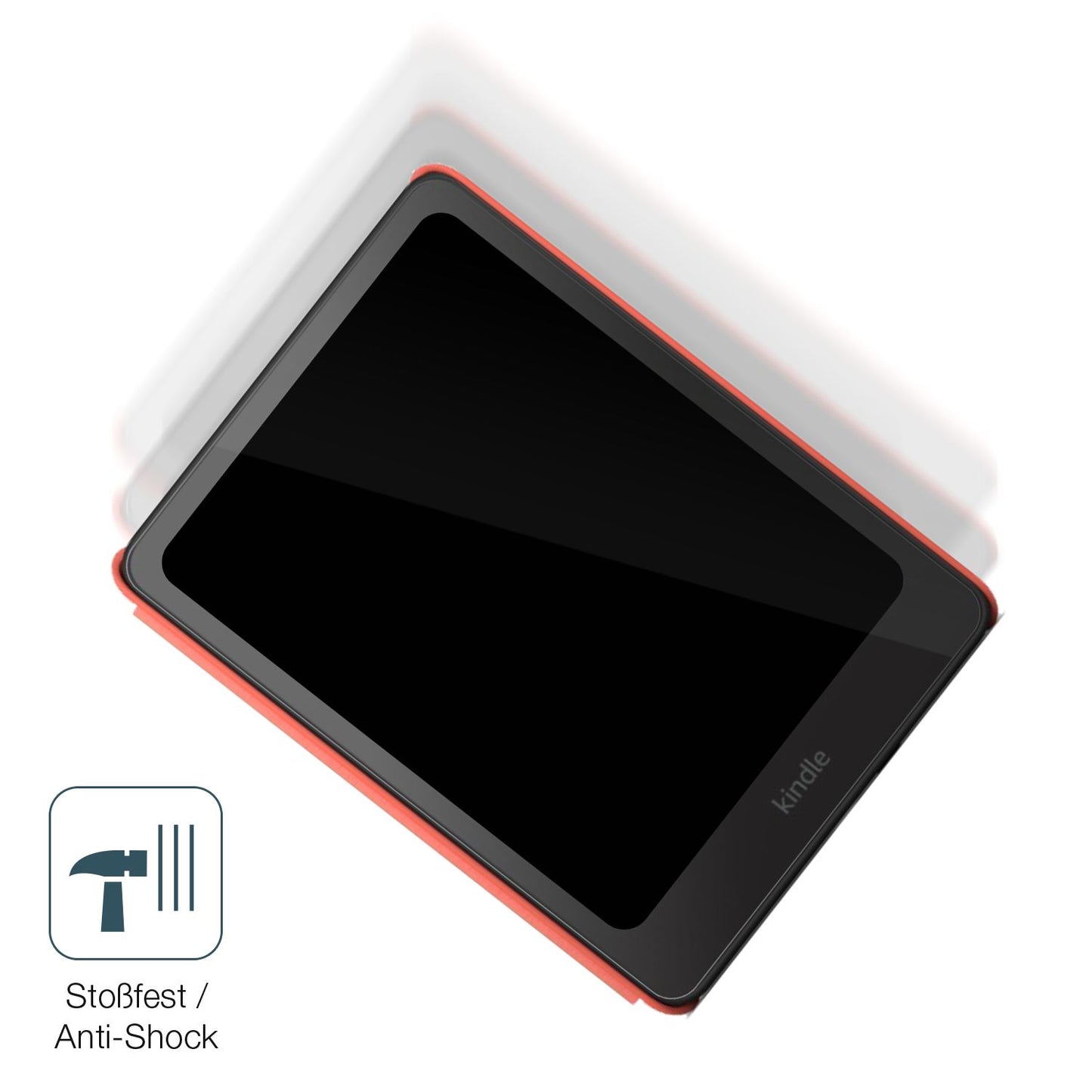 Schutz gegen Kratzer auf dem Amazon Kindle Colorsoft Kids Glas durch Schlüssel, Stöße gegen die Tischkante oder Stürze