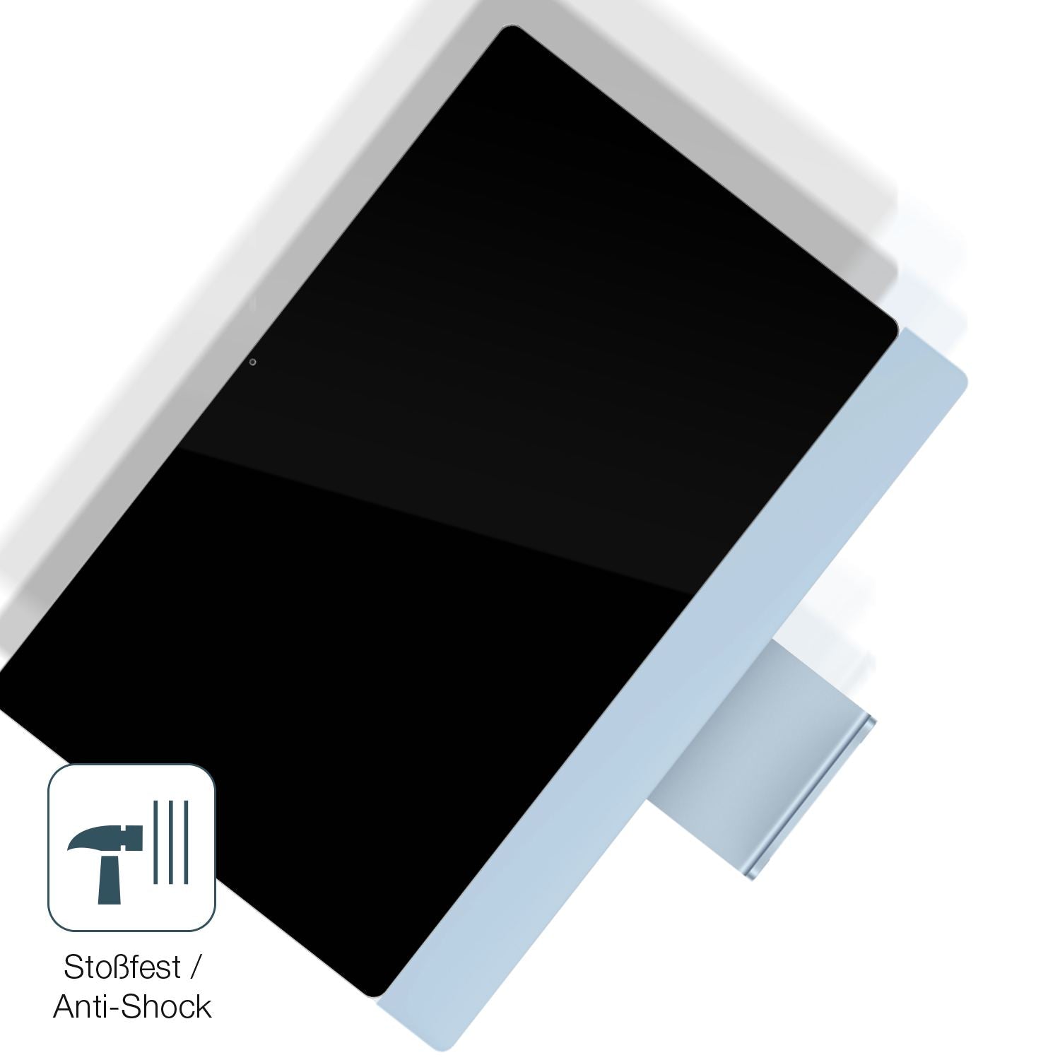 Schutz gegen Kratzer auf dem Apple iMac M3 24 Zoll 2024 Glas durch Schlüssel, Stöße gegen die Tischkante oder Stürze