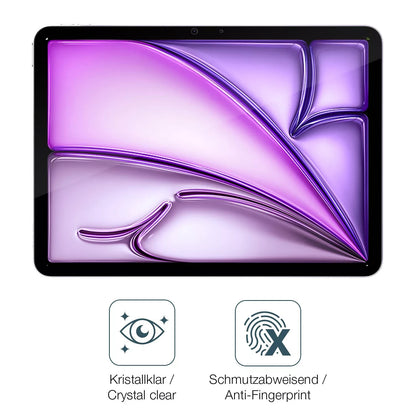 Schutz gegen Kratzer auf dem Apple iPad Air M2 11 Zoll Glas durch Schlüssel, Stöße gegen die Tischkante oder Stürze