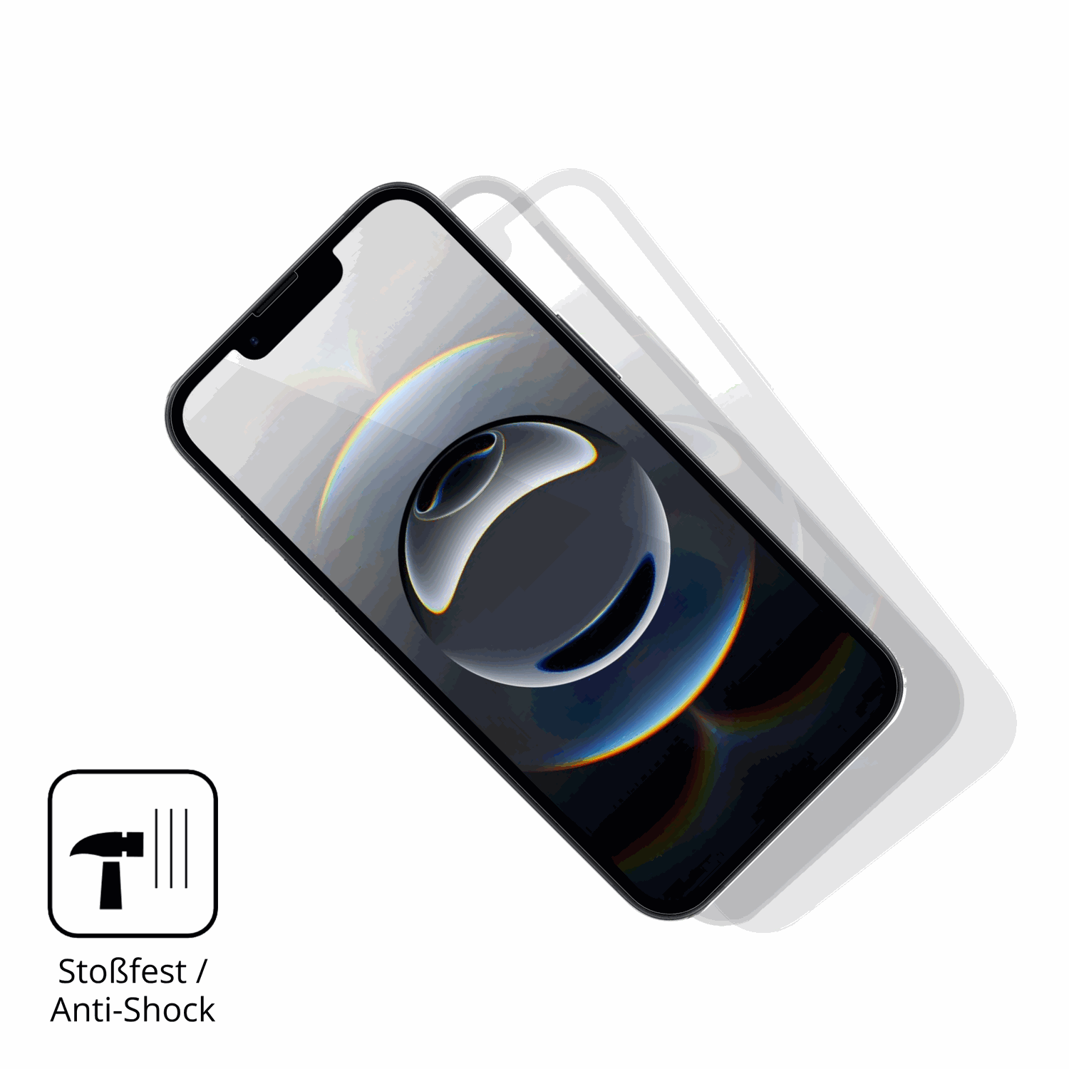 Schutz gegen Kratzer auf dem Apple iPhone 17e Glas durch Schl�ssel, St��e gegen die Tischkante oder St�rze
