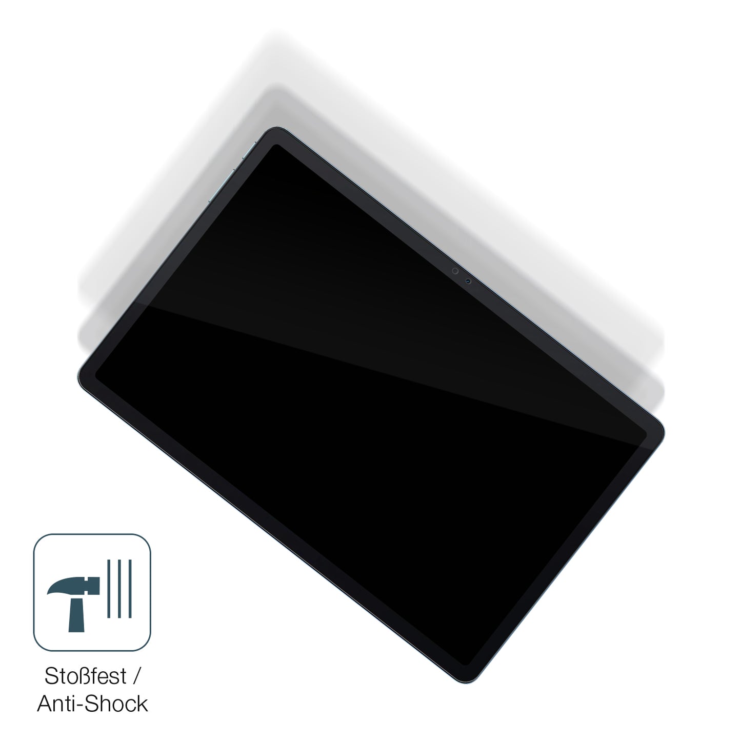 Schutz gegen Kratzer auf dem Blackview Tab90 WiFi Glas durch Schlüssel, Stöße gegen die Tischkante oder Stürze