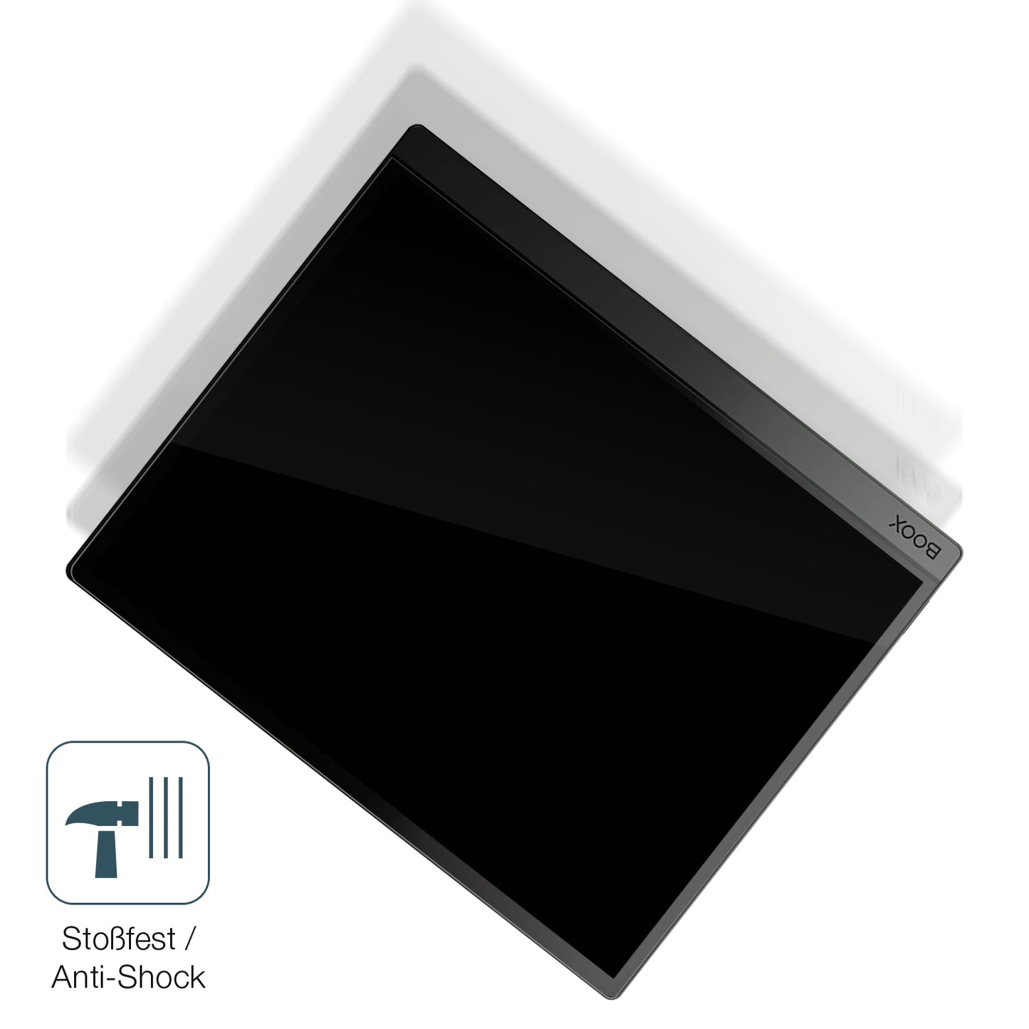 Schutz gegen Kratzer auf dem Boox Tab Ultra C 10.3 Zoll Glas durch Schlüssel, Stöße gegen die Tischkante oder Stürze