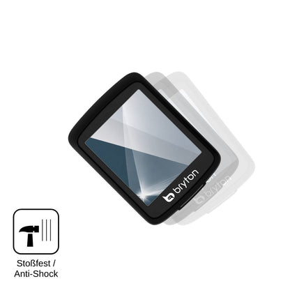 2x Screen Protector for Bryton Rider E10 Flexible Glass 9H dipos