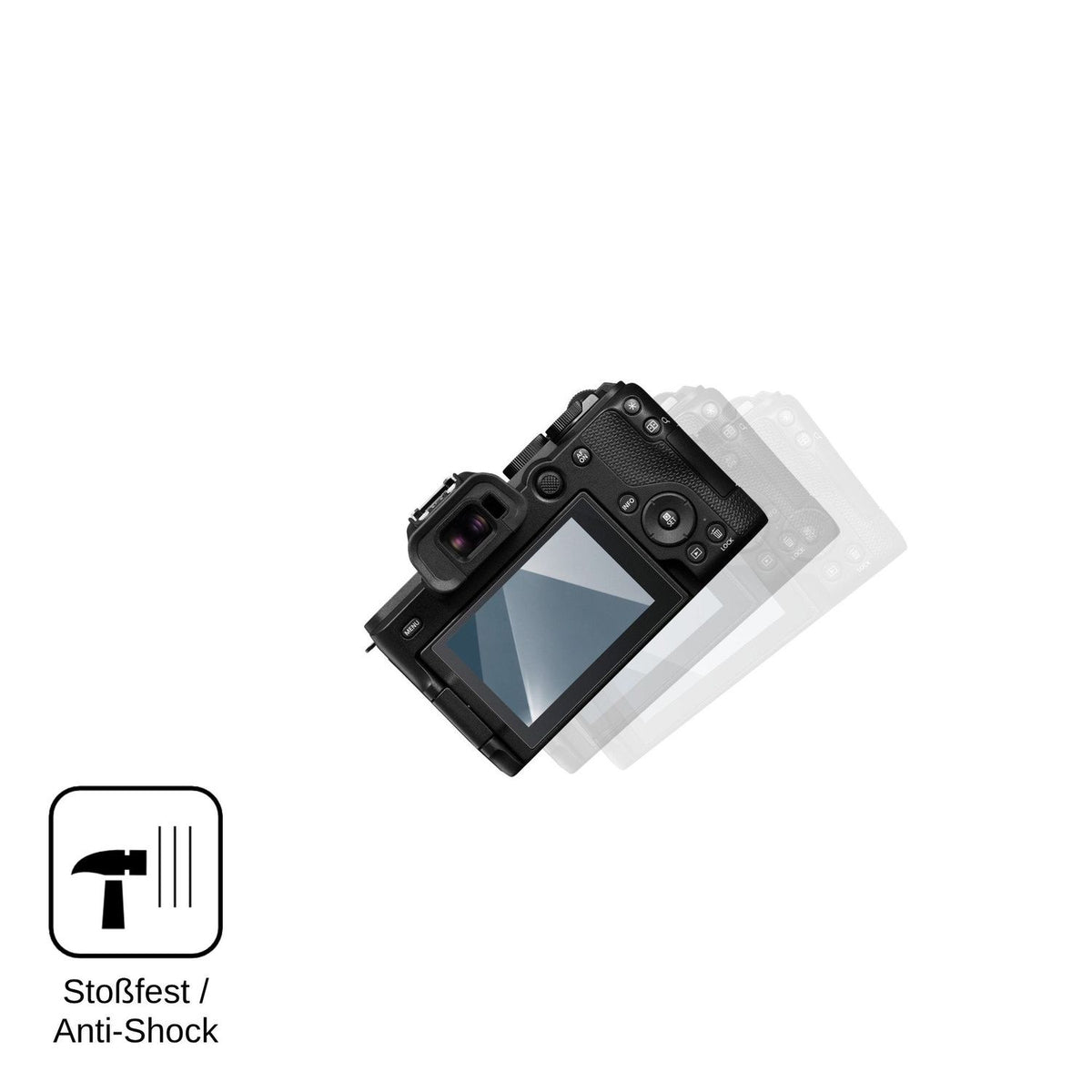 2x Screen Protector for Canon EOS R8 Mark II Flexible Glass 9H dipos