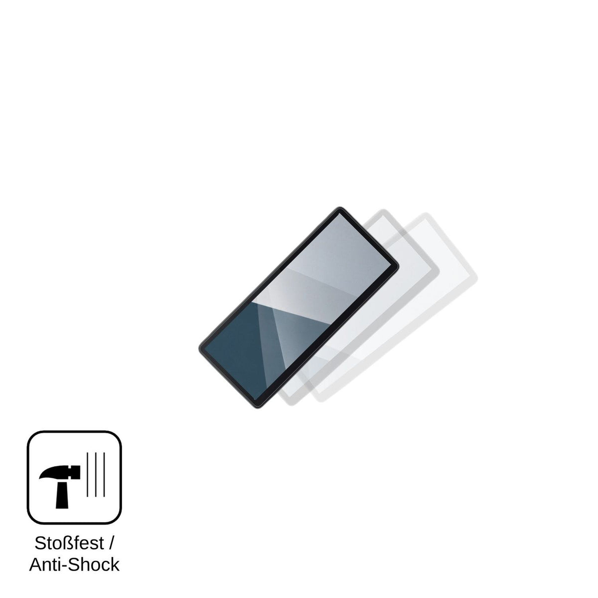 2x Screen Protector for CarpodGo T4 Plus Flexible Glass 9H dipos