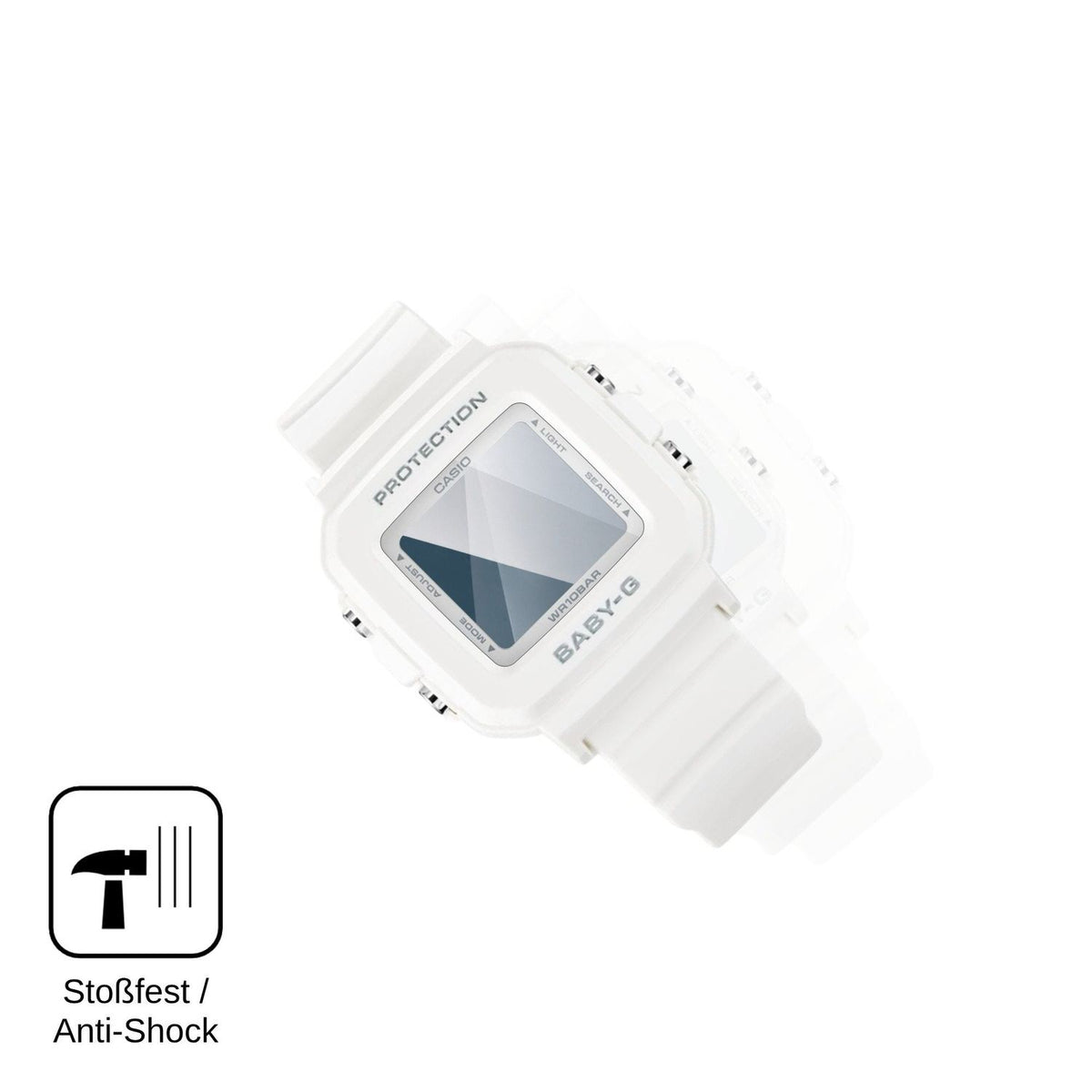 2x Screen Protector for Casio Baby-G BGD-10 Flexible Glass 9H dipos