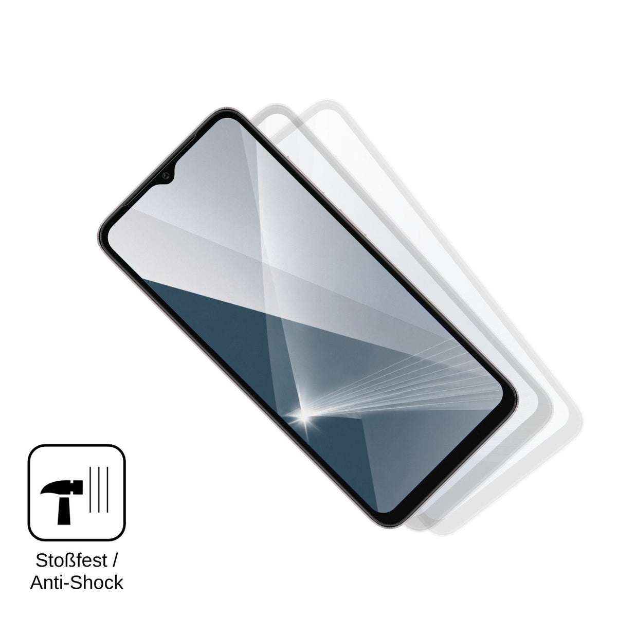 2x Screen Protector for Doogee Note 60 Flexible Glass 9H dipos