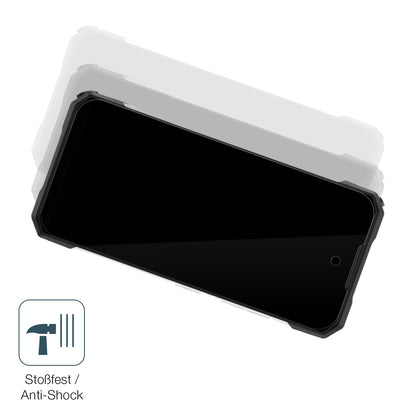 Schutz gegen Kratzer auf dem Doogee S200 5G Glas durch Schlüssel, Stöße gegen die Tischkante oder Stürze