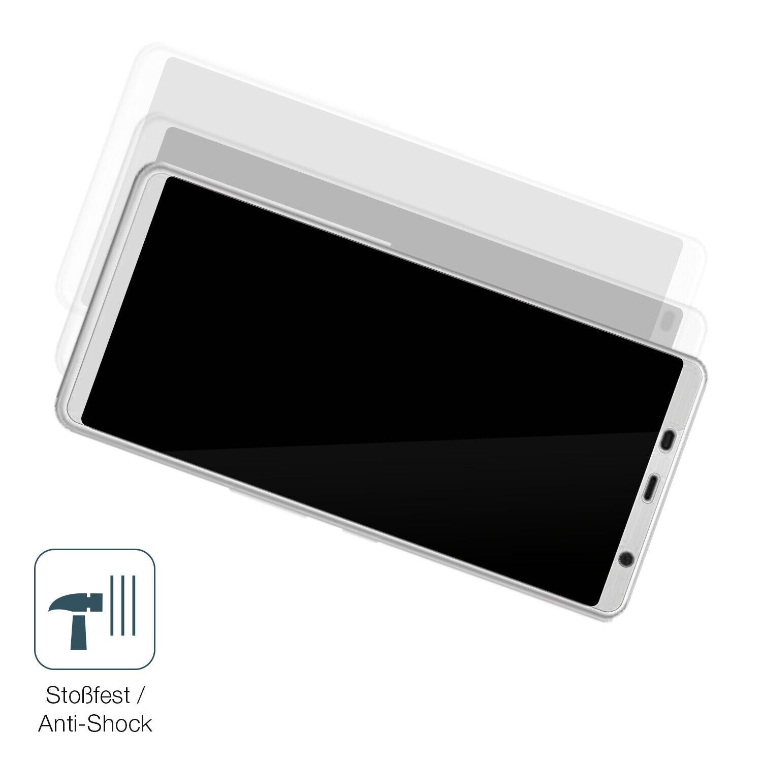 Schutz gegen Kratzer auf dem Fujitsu Arrows Be F-02L Glas durch Schlüssel, Stöße gegen die Tischkante oder Stürze