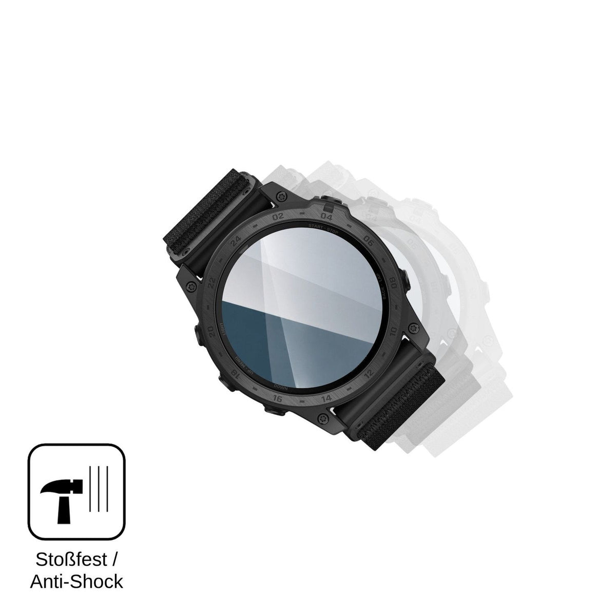 2x Screen Protector for Garmin tactix 7 Pro Ballistics Edition Flexible Glass 9H dipos