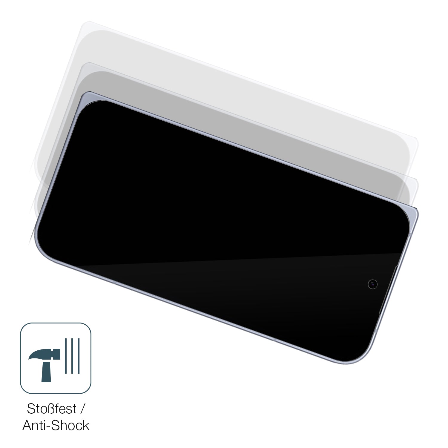 Schutz gegen Kratzer auf dem Google Pixel 10 Pro Fold Aussen-Display Glas durch Schlüssel, Stöße gegen die Tischkante oder Stürze