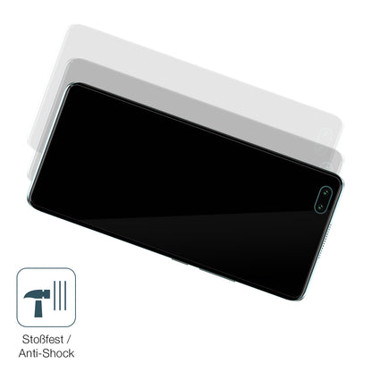 Schutz gegen Kratzer auf dem Hisense Infinity H60 5G Glas durch Schlüssel, Stöße gegen die Tischkante oder Stürze