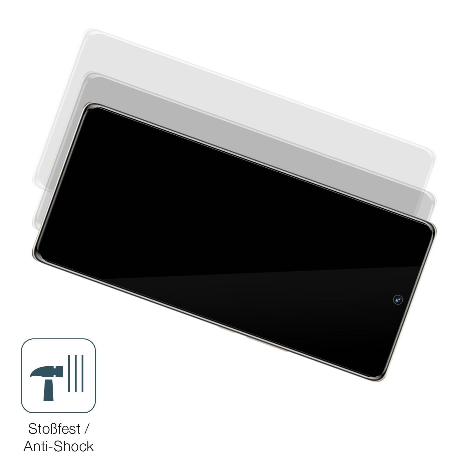 Schutz gegen Kratzer auf dem Honor 80 SE Glas durch Schlüssel, Stöße gegen die Tischkante oder Stürze