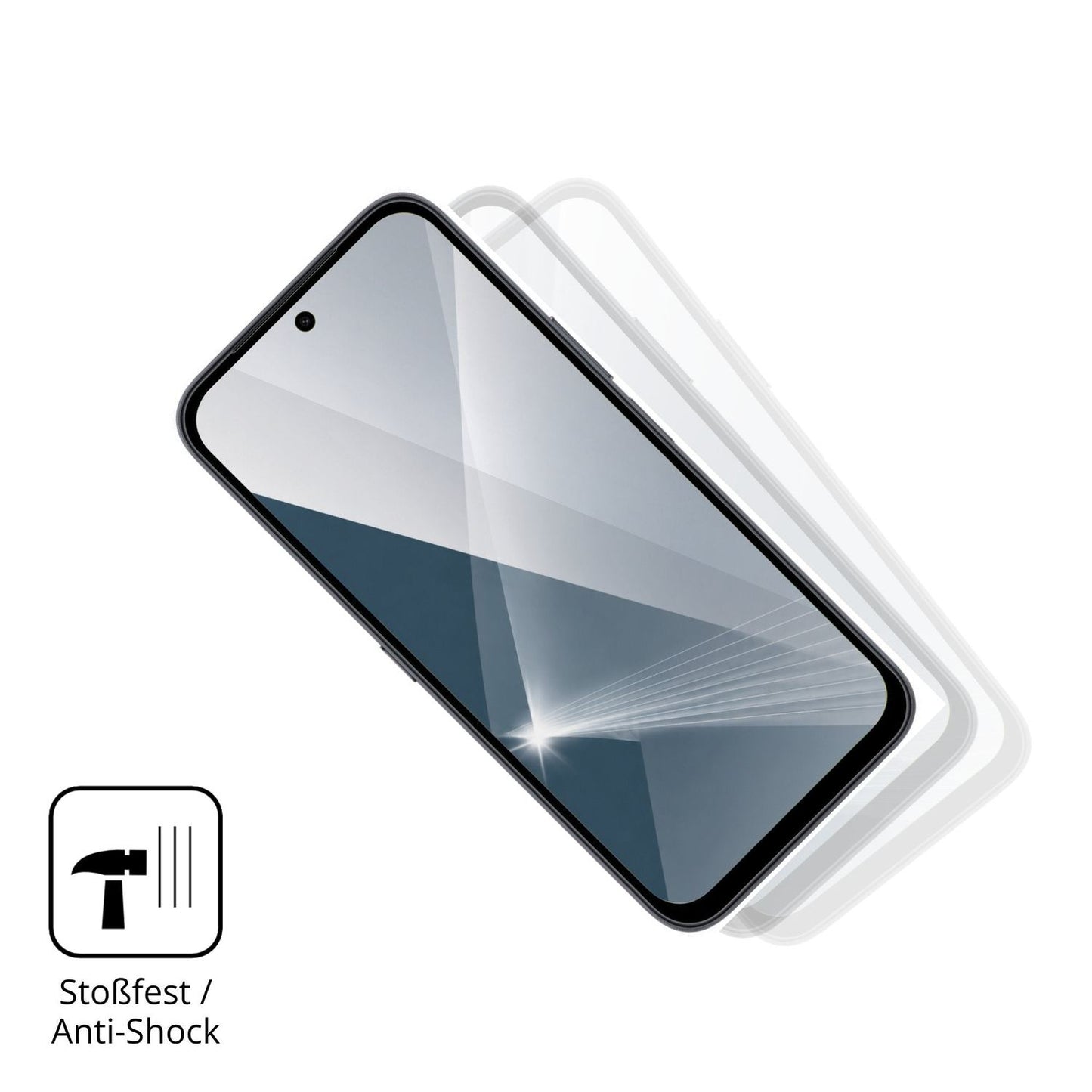 Schutz gegen Kratzer auf dem Honor Play 11T Glas durch Schlüssel, Stöße gegen die Tischkante oder Stürze
