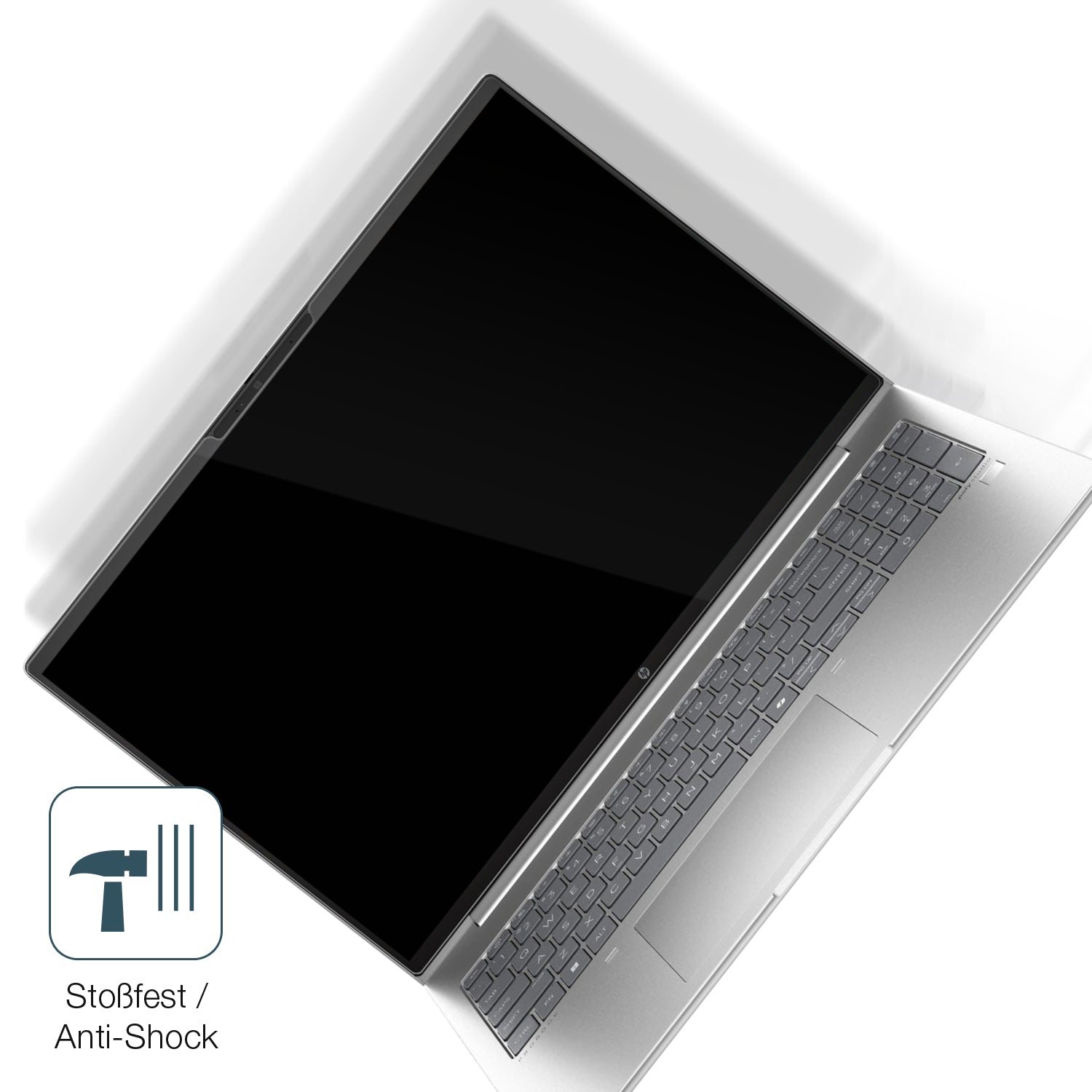 Schutz gegen Kratzer auf dem HP ProBook 460 G11 16 Zoll Glas durch Schlüssel, Stöße gegen die Tischkante oder Stürze