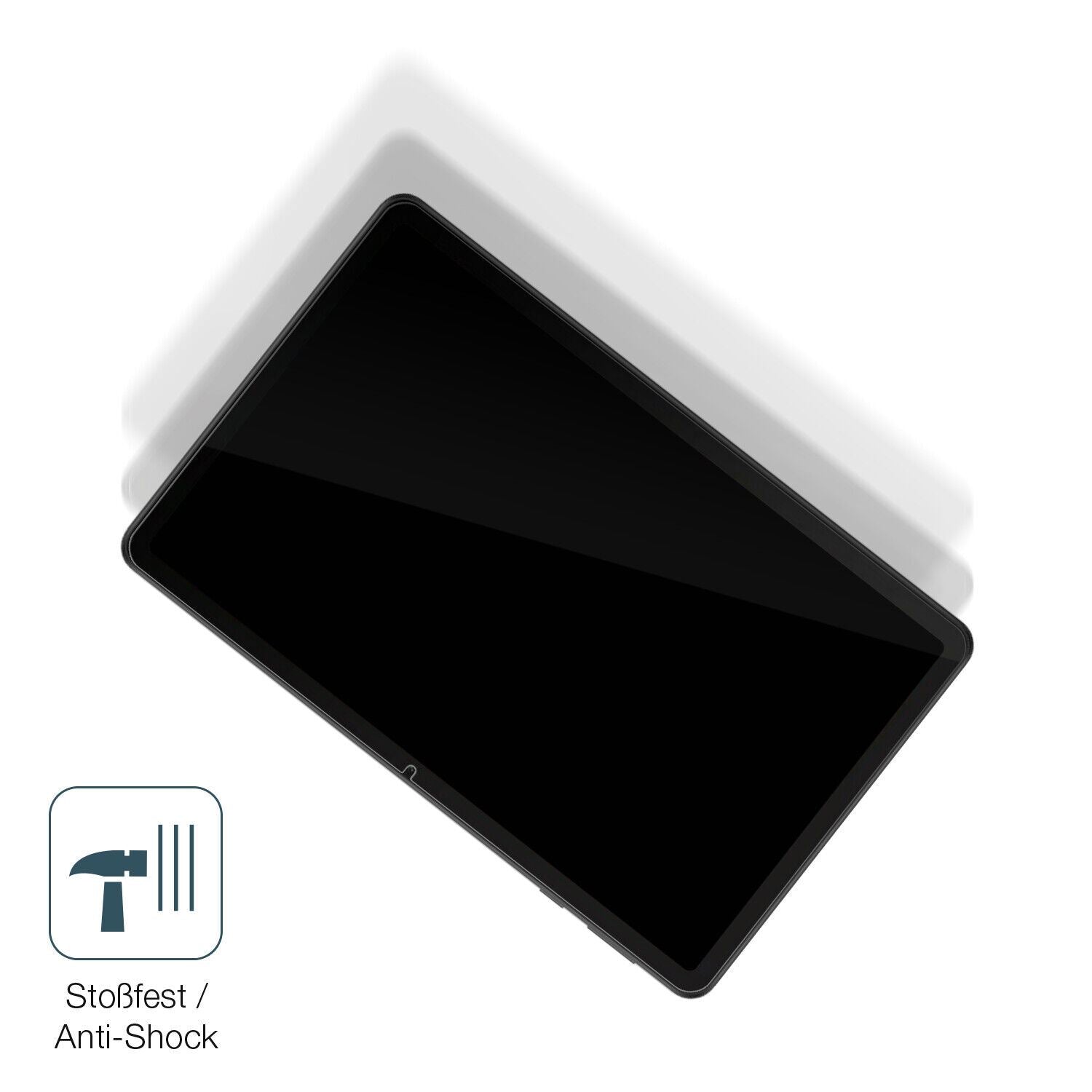 Schutz gegen Kratzer auf dem Huawei MatePad SE Glas durch Schlüssel, Stöße gegen die Tischkante oder Stürze