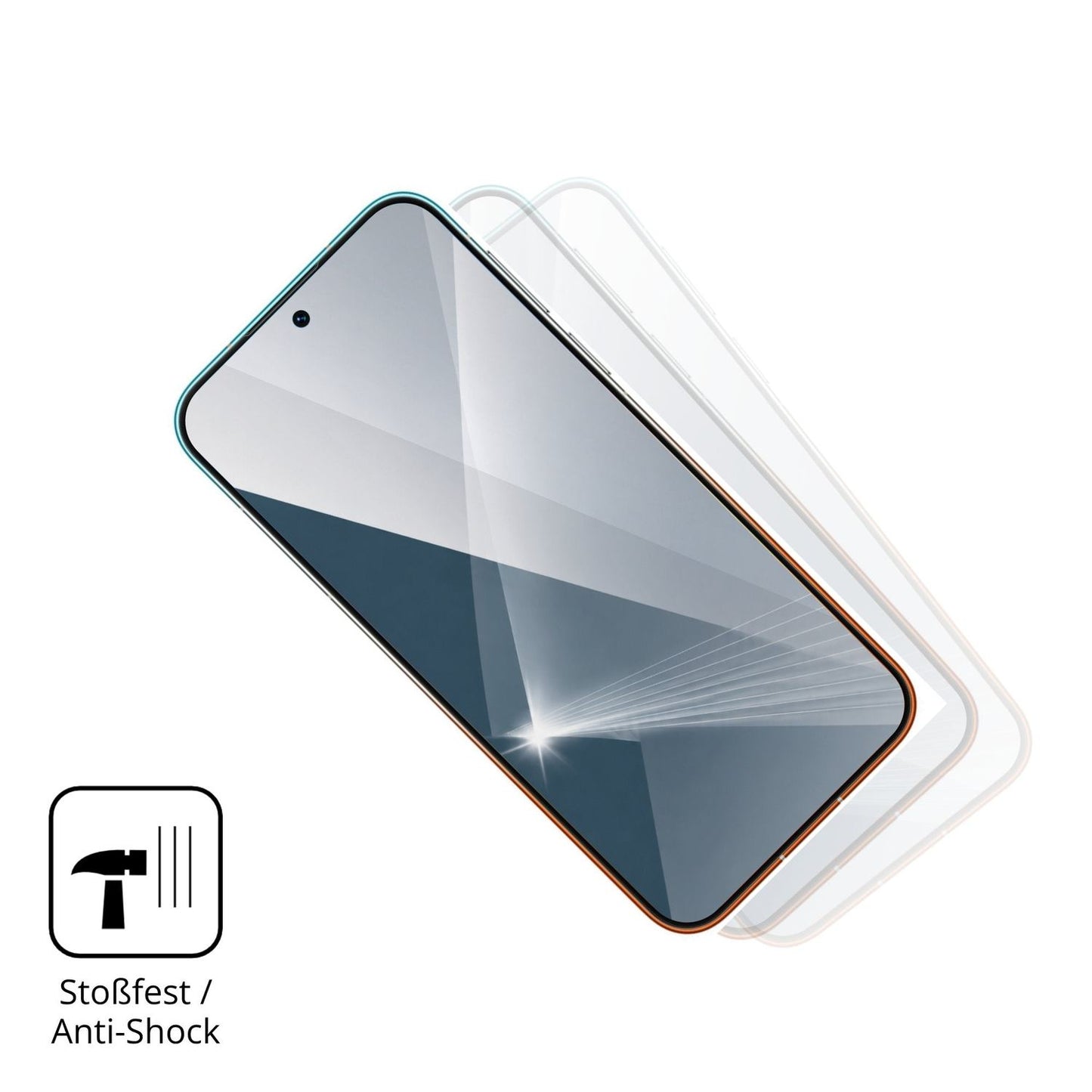 Schutz gegen Kratzer auf dem Huawei Pura 90s Pro Max Glas durch Schlüssel, Stöße gegen die Tischkante oder Stürze