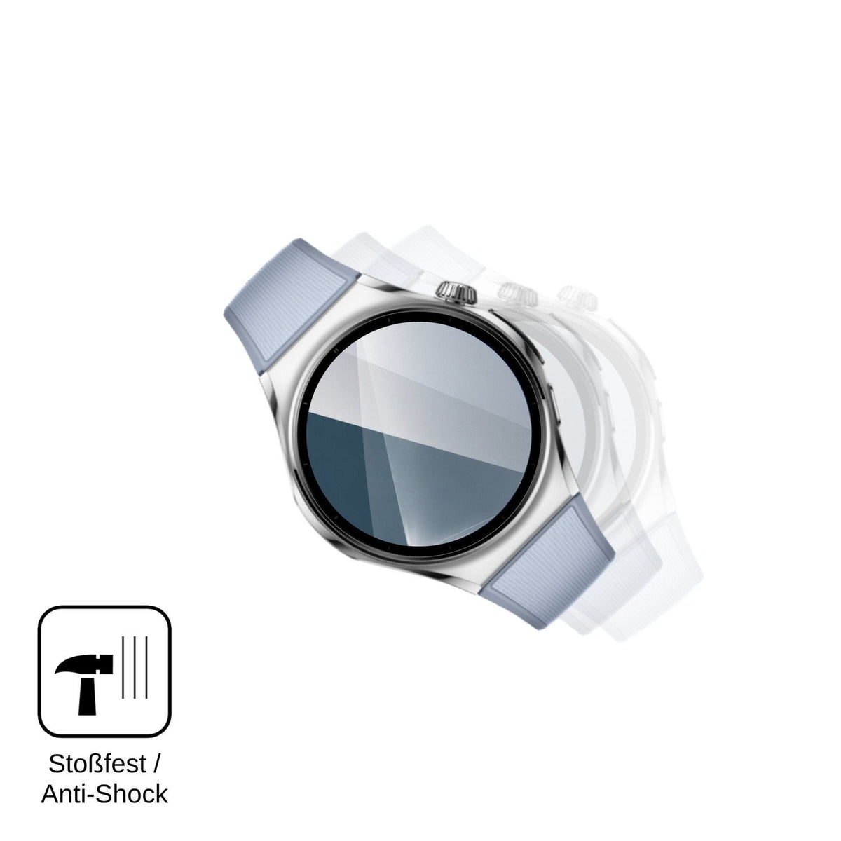 2x Screen Protector for Huawei Watch 6 46 mm Flexible Glass 9H dipos
